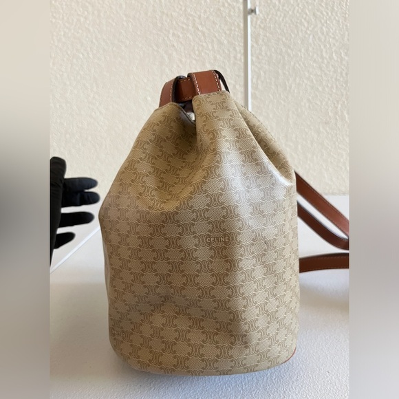 Celin vintage two way drawstring bucket bag - Picture 11 of 14
